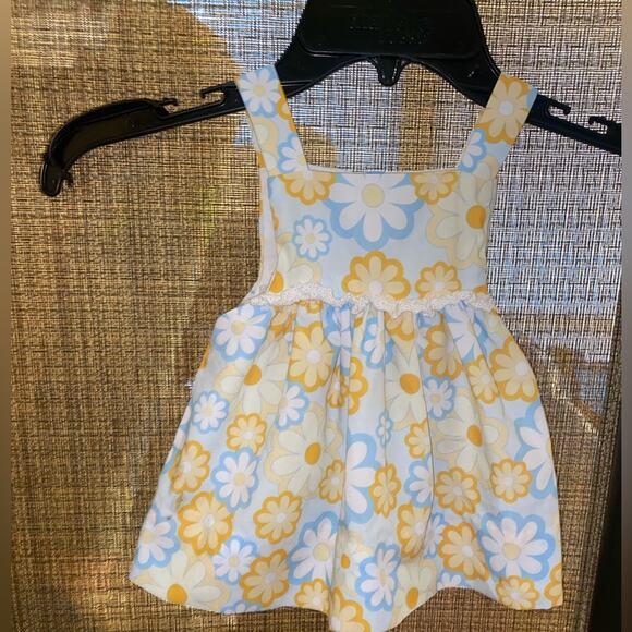 Little bear smock daisy dress size 9 months - Picture 1 of 4